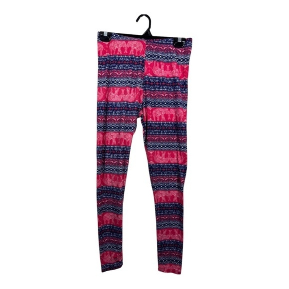 Ardene Leggings Womens Size Large Multicolor Abstract Colorful Yoga Boho Soft